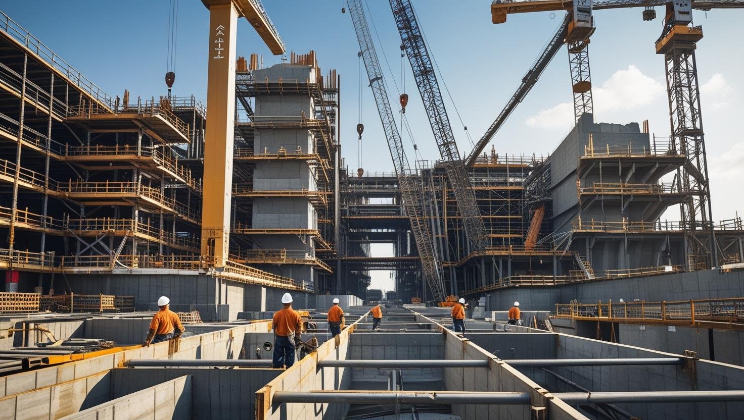 Structural Fabrication & Plant Erection – Cement Plant, Chittorgarh